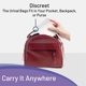 thumbnail image 4 of Bolsa desechable para orinal masculina Cleanis Carebag con almohadilla absorbente, 20 unidades, 4 of 7