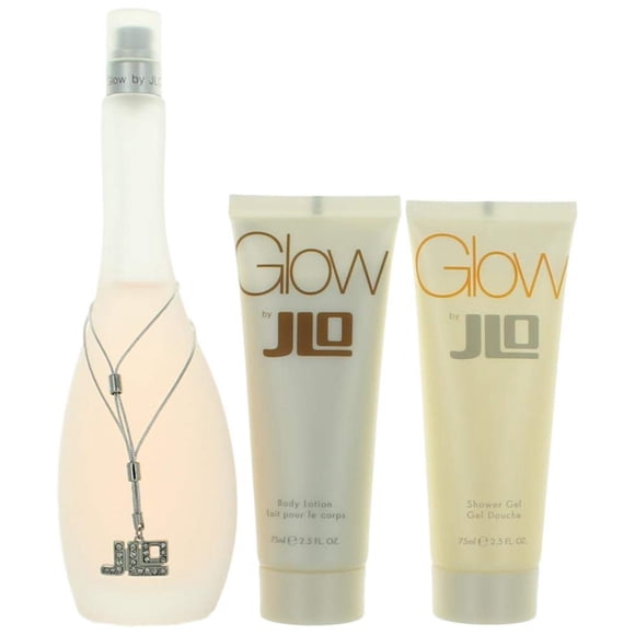 Set de regalo Perfume J.LO Glow para mujer, 3 piezas
