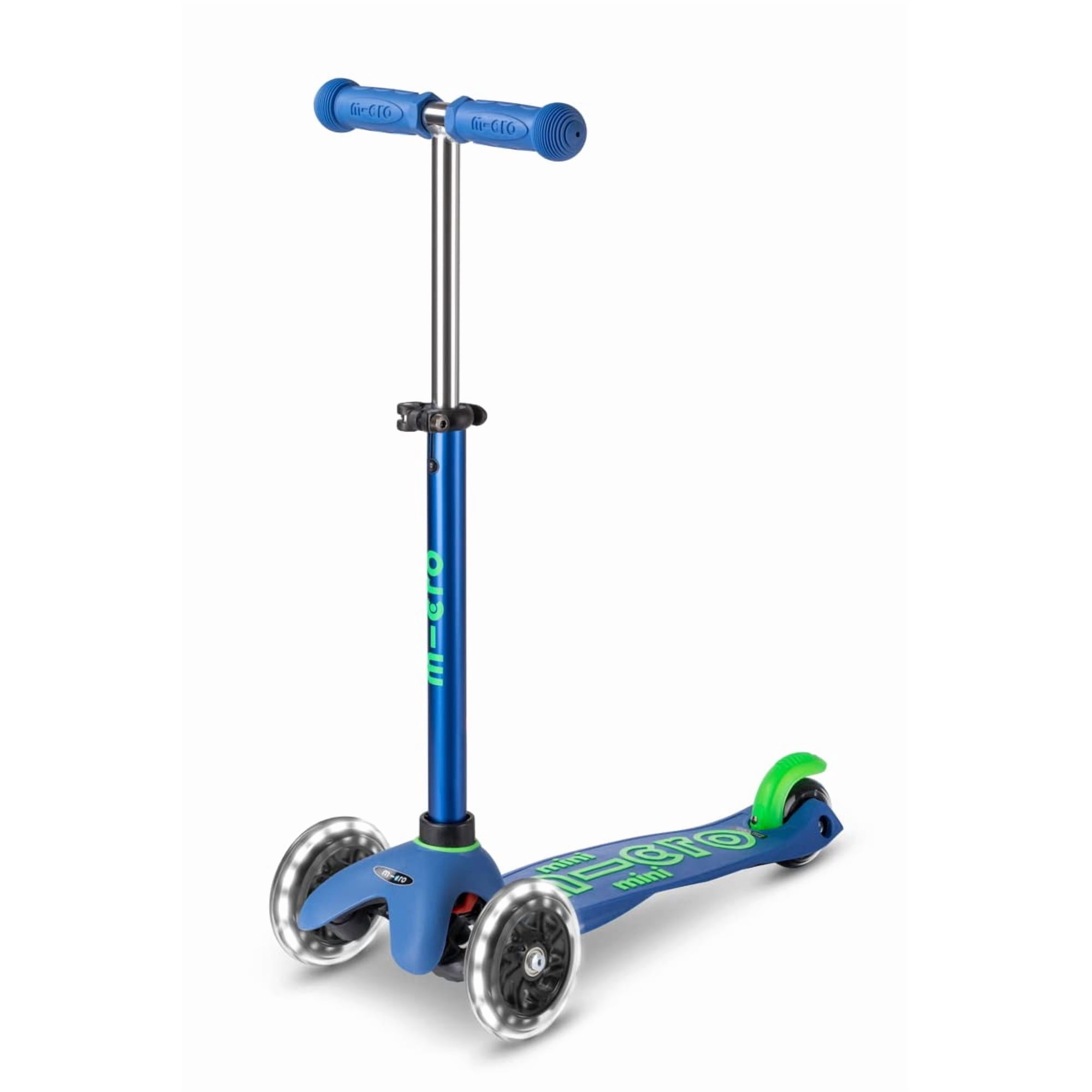 Scooter Infantil Micro Mini Led De 3 Ruedas Con Manubrio T Ajustable