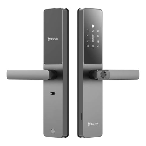 Cerradura Inteligente Ezviz Dl05 Wi-Fi Huella Digital Gris Black