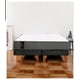 thumbnail image 1 of Cama Europea Zen Best 2 Plazas Colchon Resortes Base Dividida Tela Negro, 1 of 6