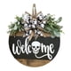 thumbnail image 2 of Bienvenido, Coronas De Halloween, Señal Redonda De Bienvenida Para El Hogar De Acción De Gracias De Halloween, 2 of 5
