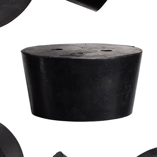 Tapones de goma WIDGETCO #10 50 mm, 2 agujeros, EPDM