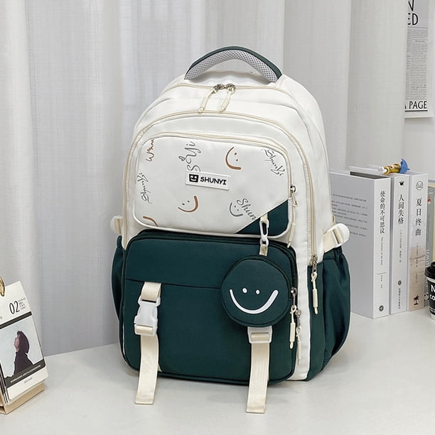 Middle School Student School Backpack With purs School Bags Girls Kids Schoolbag Primary School Backpack Travel Student Book Bag
