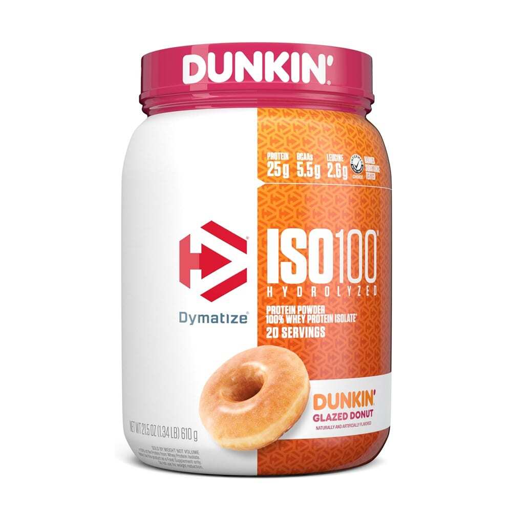 Dymatize Iso 100 (1.4 Lb) - Dunkin Glazed Donut