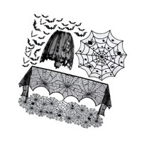 Bothyi - Juego De Decoración De Halloween Con Mantel De Telaraña Para Tienda, Festival, Sala De Estar