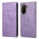 thumbnail image 1 of Funda tipo cartera con bloqueo RFID para Xiaomi Poco C71 4G Con tapa abatible, portatarjetas, cierre magnético, TPU y soporte Morado, 1 of 6