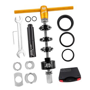 Magideal - Juego De Herramientas De Instalación Y Extracción Del Soporte Inferior De La Bicicleta, Instalación A Presión, Herramienta De Extracción, Duradera, Pr Oro
