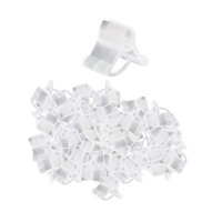 Magideal - 100 Piezas De Clips De Injerto De Plantas De Jardín Soporte De Plantas De Flores Fxing Clips De Plántulas De Cultivo Para Verduras Vegetales Vegetales 2.2 Mm A 4.5 Mm