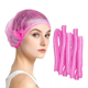 thumbnail image 1 of Pack 100 Cofias Rosa Desechable Gorro Elástico Tnt Médico 21, 1 of 5