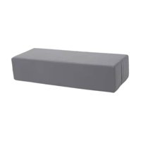 Magideal - Reforzador De Yoga, Herramienta De Yoga, Funda Lavable A Máquina, Almohada Lumbar, Cojín De Meditación Para Equilibrio De Piernas, Práctica De Yoga Y Gris