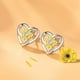 thumbnail image 5 of Aros Pendientes Plata 925 Corazon Girasol Joyas Mujer Regalo plateado Talla única, 5 of 6
