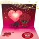 thumbnail image 1 of Tarjeta de San Valentín desplegable en 3D con melodía de Unchained con luces y música, 1 of 5