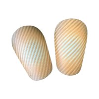 Magideal - Espinilleras De Fútbol Pequeñas, Protector De Piernas, Espinilleras De Fútbol Portátiles Para Todas Las Edades, Equipo Protector De Fútbol Para Juego 10Cmx6Cm