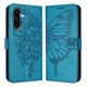 thumbnail image 5 of Funda cartera mariposa para Samsung Galaxy A56 5G con soporte y ranuras para tarjetas Azul, 5 of 5