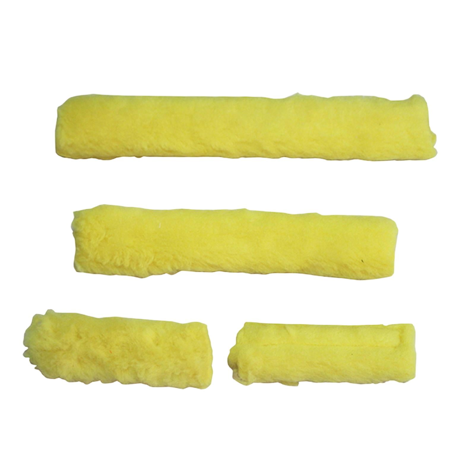 Fundas Protectoras Para Cabestro De Caballo, Suaves, Acolchadas, De Felpa, Para Uso En Establos, Accesorios Para Aparejos, Color Amarillo