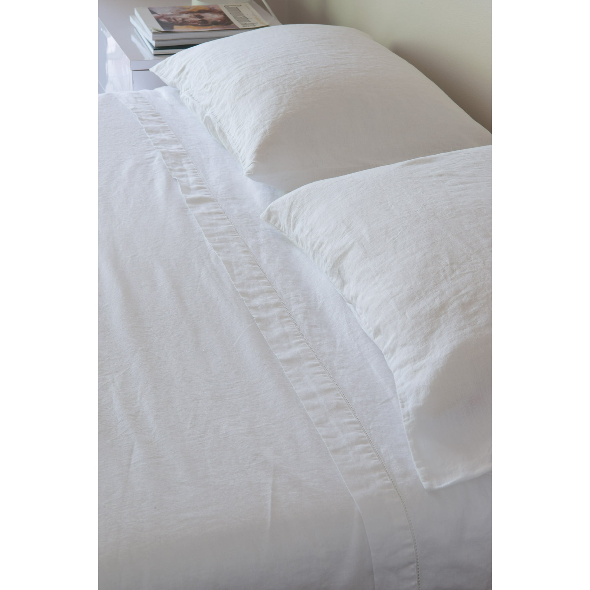 Purolino - Fundas De Almohadas King De Lino