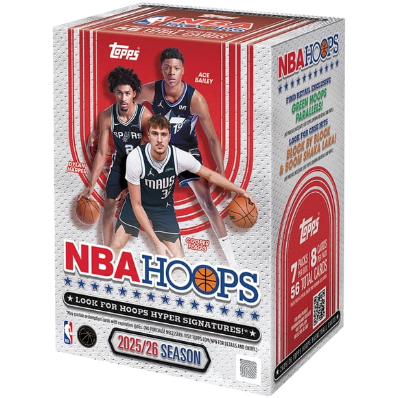 Cajas de valor Topps Hoops Basketball 2025-26