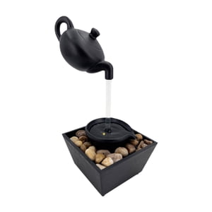 Bothyi - Tetera Flotante, Fuente De Agua, Decoración De Cascada De Mesa Para Oficina En Casa