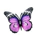 thumbnail image 5 of Arte De Pared De Metal, Escultura De Mariposa Antióxido Para Yard Cafe Anniversary Violet, 5 of 5