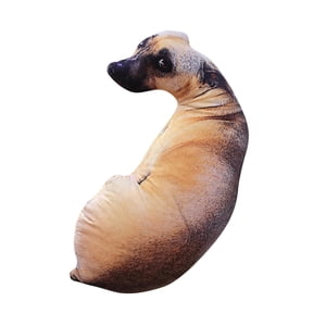 Magideal - Almohada De Perro En 3D, Muñeco De Animales Abrazados, Juguetes Divertidos Para Niños, Animales De Peluche, Juguete De Felpa Para Habitación De Niños,