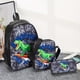 thumbnail image 1 of 3pcs Backpack Crossbody Bag And Pen Bag Set, 13.8inch 35cm Boys Girls Kids Backpack Lunch Bag Pencil Case Set, Travel Camping Backpack, Casual Cartoon Backpack With Padded Back And Adjustable Strap, F, 1 of 3