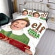 thumbnail image 3 of Elfo Buddy Canta Conjunto de sábanas temático, trío de piezas, cómodo y amigable con la piel, diseño único, regalo de decoración para el hogar para familiares, amigos y fans,135cm *200cm, 3 of 6