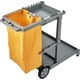 thumbnail image 2 of Carro De Conserje Para Limpieza Color Gris + Bolsa 25gal, 2 of 6