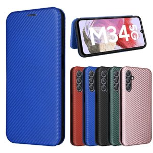 Funda Flip Para Foxdock Samsung Galaxy M34 5G - Funda Magnética De Negocios, Funda Protectora Delgada