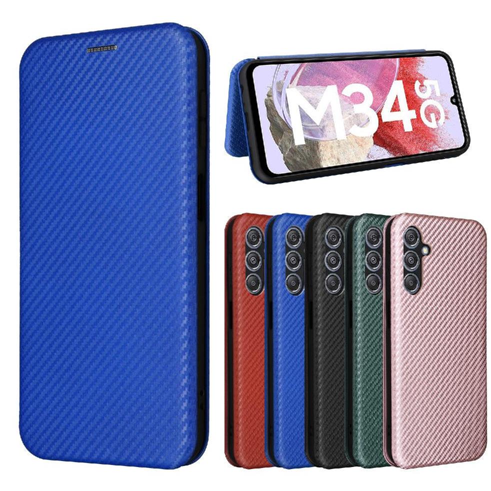Funda Flip Para Foxdock Samsung Galaxy M34 5G - Funda Magnética De Negocios, Funda Protectora Delgada