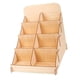 thumbnail image 5 of Estante de exhibición de tarjetas, soporte de exhibición de tarjetas de felicitación de madera, mesa portátil, foto, correo, sello, mercado, venta al, 5 of 5