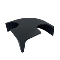 Ioensy - Decoración De Acuario Paisaje Refugio De Descanso Escondite De Reptiles Escondite De Peces Y Camarones Negro