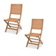 thumbnail image 1 of Juego De 2 Sillas Exterior Madera Kingsbury, 1 of 4