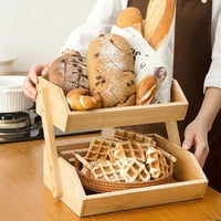 Santú Home & Deco - Estante De Madera De 2 Niveles Para Cocina