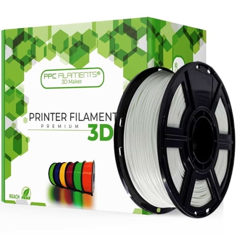 Ppc Filaments - Filamento 3D Pla Blanco 1Kg | Filamentos