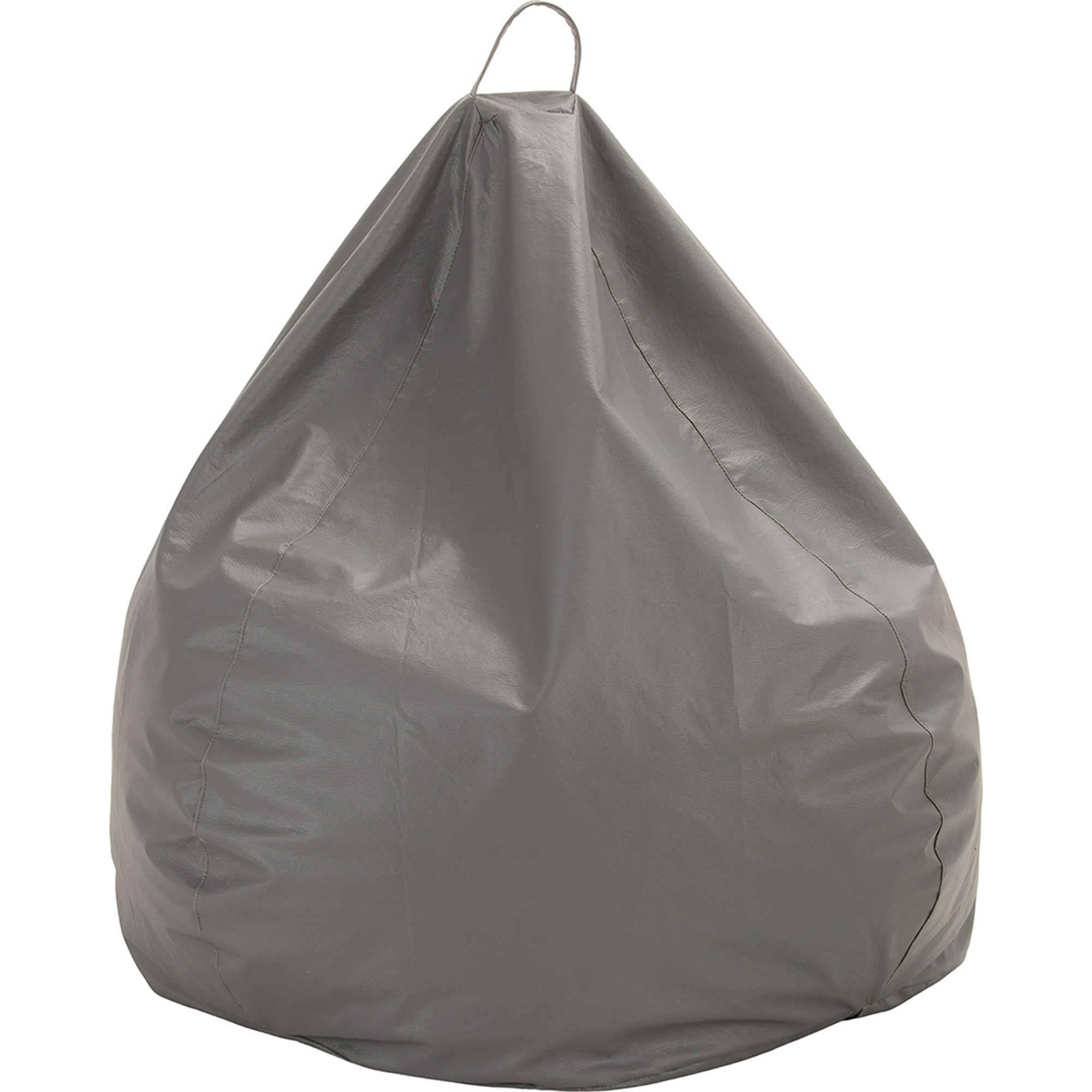 Máxima Design - Pouf Pera Gris Eco Cuero 100x120x120 Cm