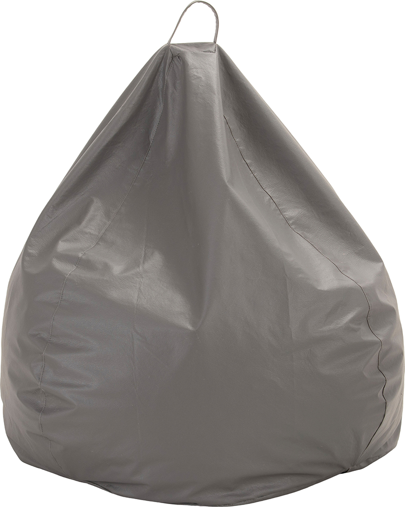 Máxima Design - Pouf Pera Gris Eco Cuero 100X120X120 Cm