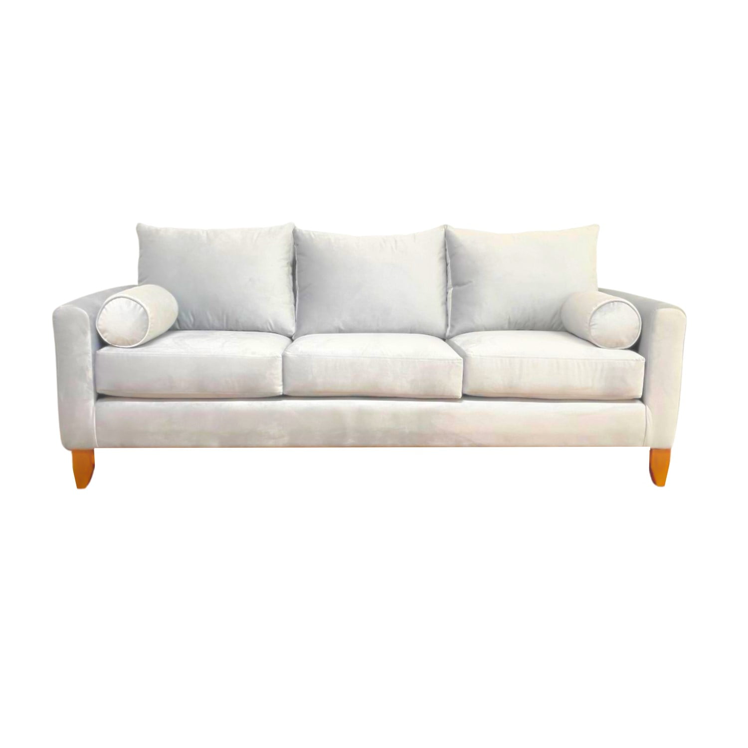 Induhome - Sofa Indu 3 Cuerpos Felpa Crema
