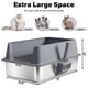 thumbnail image 2 of Caja de arena Nyutu XL 58x37x26 cm de acero inoxidable con tapa, 2 of 7