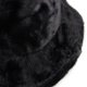 thumbnail image 2 of Bucket hat piel peludo negro Talla Única, 2 of 3