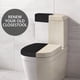 thumbnail image 3 of suxuMhao Juego de Fundas para Asiento de Inodoro, Juego de 2 Piezas Elástico y Esponjoso para Tapa de Tanque de Agua de Inodoro y Tapa de Inodoro, Ajuste Universal Verde Oscuro Talla Única,, 3 of 4