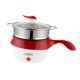 thumbnail image 4 of Mini Olla De Cocina Eléctrica Para Albóndigas Gachas De Sopa B-Con Vaporizador-Rojo, 4 of 5