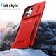 thumbnail image 5 of Funda Resistente para Motorola Moto G 5G 2025 con Tapa Deslizante y Protección Militar Rojo, 5 of 5