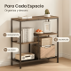 thumbnail image 3 of Librero estante organizador repisa multiuso living marrón, 3 of 3