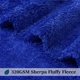thumbnail image 4 of Manta PAVILIA Sherpa de forro polar azul, 50 x 60 cm, para sofá cama, 4 of 9