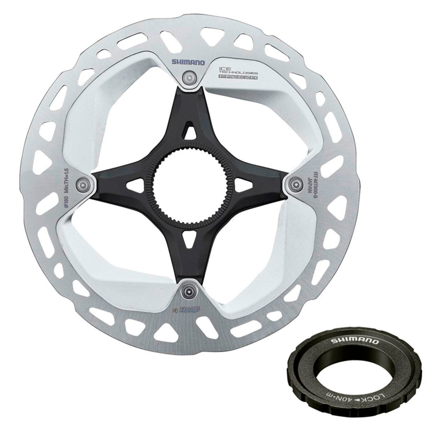 Rotor De Freno De Disco Shimano Rt-mt800 160 Mm