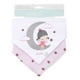 thumbnail image 1 of Set 2 Babero Bandana Gris Niña Luna, 1 of 4
