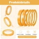 thumbnail image 4 of 5 cintas de papel texturizadas naranjas de 3 mm, 5 mm, 7 mm, 10 mm y 12 mm., 4 of 7