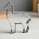 thumbnail image 2 of Set 3 Cortadores de Galletas Animales llama Acero Inoxidable, 2 of 5