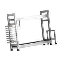 Bothyi - Estante Para Especias, Estante Para Especias, Estante De Pie Para Tarros De Condimentos Para Cocina De Restaurante, Longitud 35 Cm